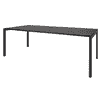 Schaffner Table de jardin en fibre de verre Lucerne, structure en acier galvanisé, disponible en 3 tailles