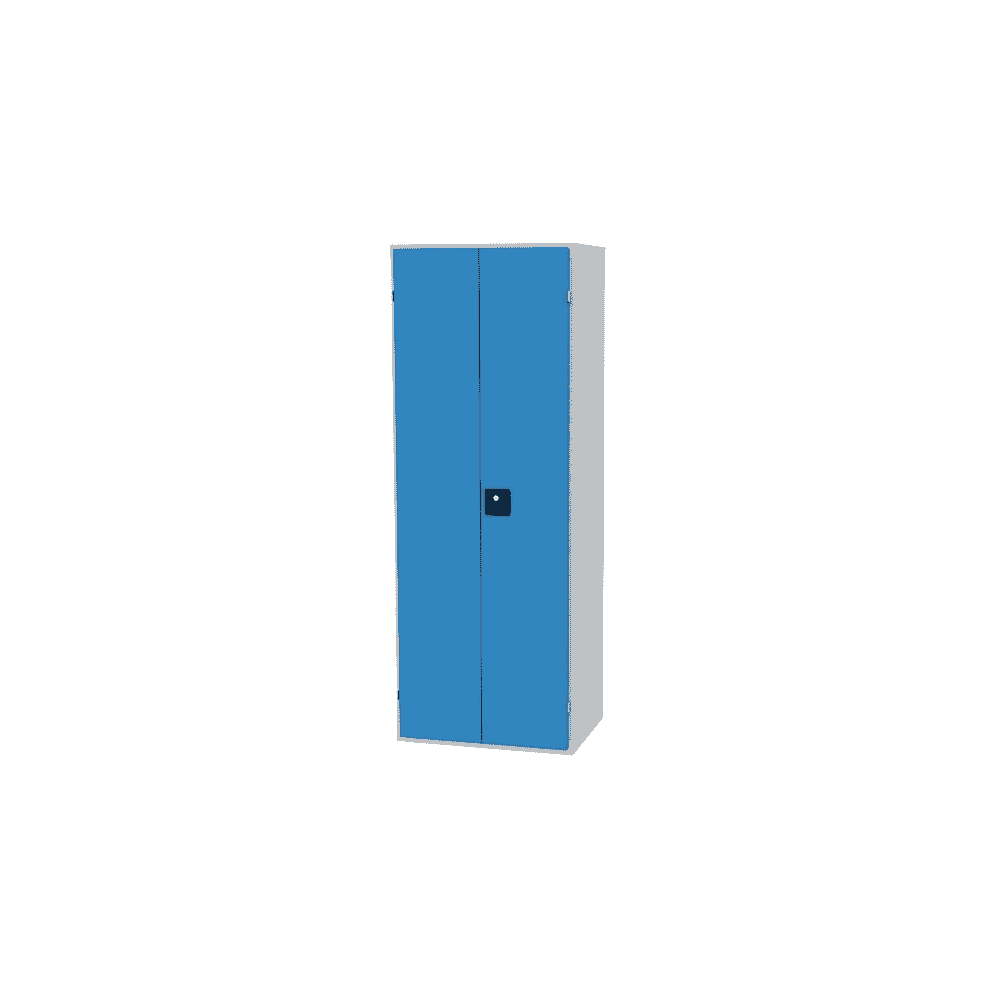 Gehäuse Werkstatt-Schrank mit 2 Flügeltüren, Tiefe 500 mm, R 24-16, in zwei Höhen