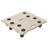 Wolfcraft Puzzle Boards Möbelroller FT 400 Birkensperrholz Tragkraft 200 Kg Naturbelassen