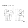 Metabo Akku-Sauger AS 18 HEPA PC Compact, 18 V mit manueller Filterreinigung und Hepa Filter