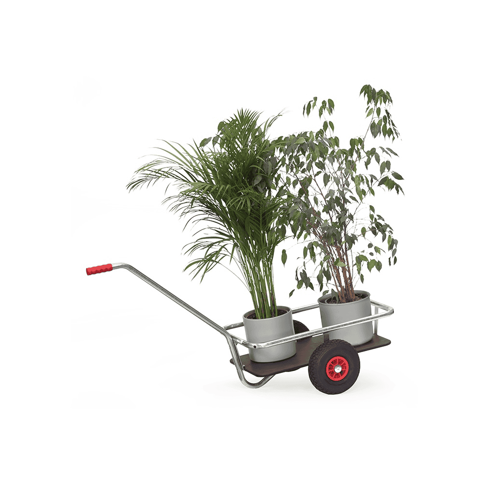 Fetra Handwagen feuerverzinkt für den Aussenbereich, Plattform 690 x 356 mm