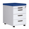 Assise pour conteneur roulant, en diverses versions