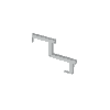 PLUS Limon d'escalier à 34,2°, profondeur de marche 280 mm, disponible en plusieurs versions