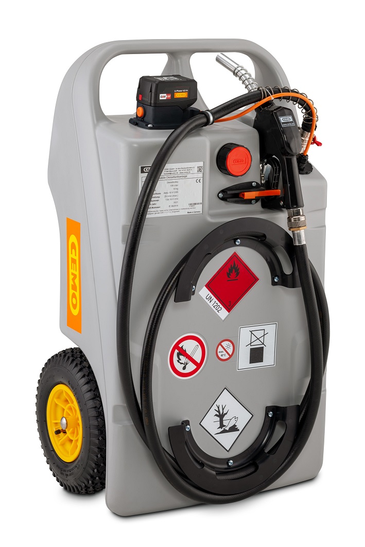 Dieseltrolley 60 Liter mit CAS-Akkusystem