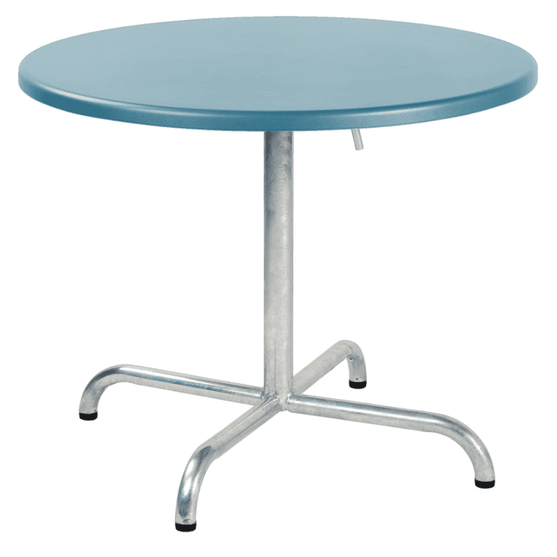 Schaffner Table de salon Davos, ronde, résistante aux intempéries et rabattable, en diverses exécutions