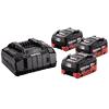 Metabo Basis-Set LiHD, 3 x 5.5 Ah und Schnellladegerät ASC 145