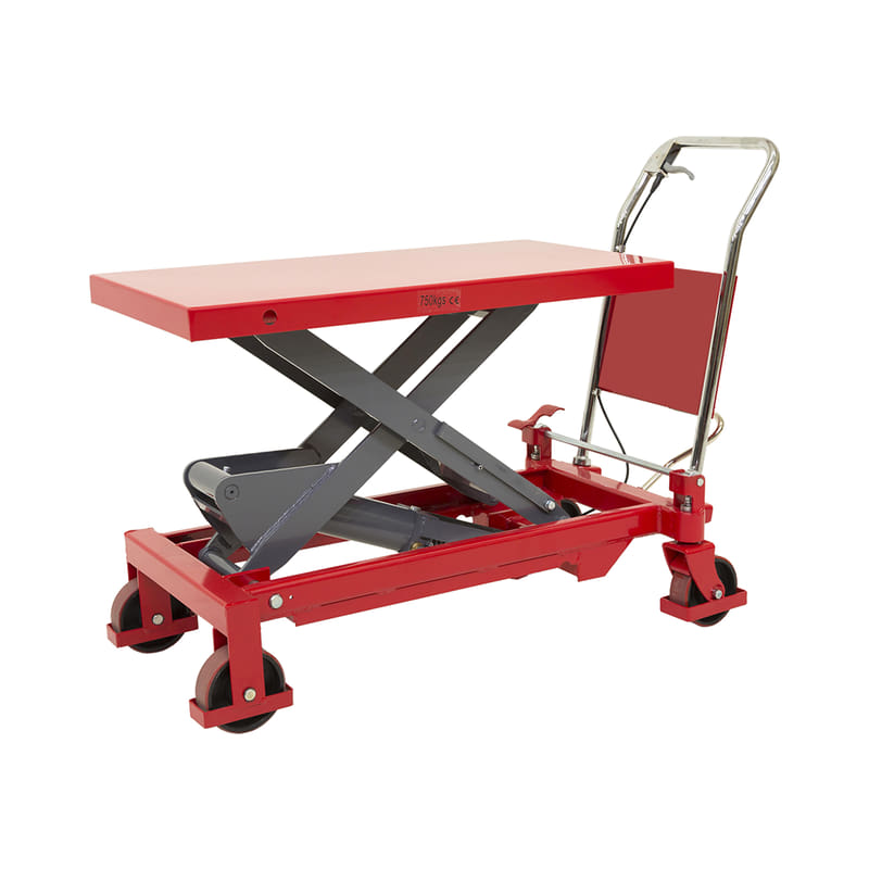 Hubtischwagen aus Stahl - Tragkraft bis zu 750 kg