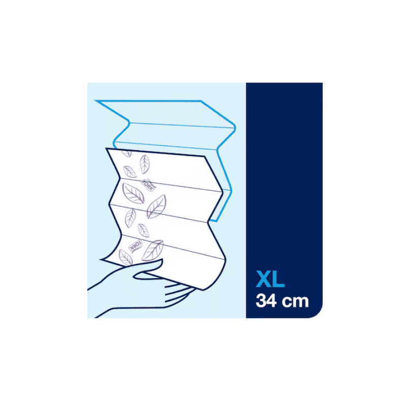 Essuie-mains Tork Xpress Premium 100297, Multifold M, 2 plis, paquet de 21x100 feuilles