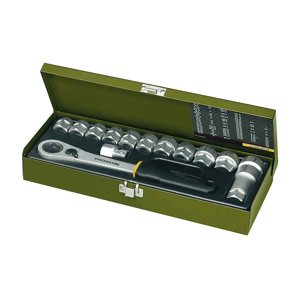 Proxxon Werkstatt-Spezialsatz 1/2", 13 - 27 mm, 14-teilig