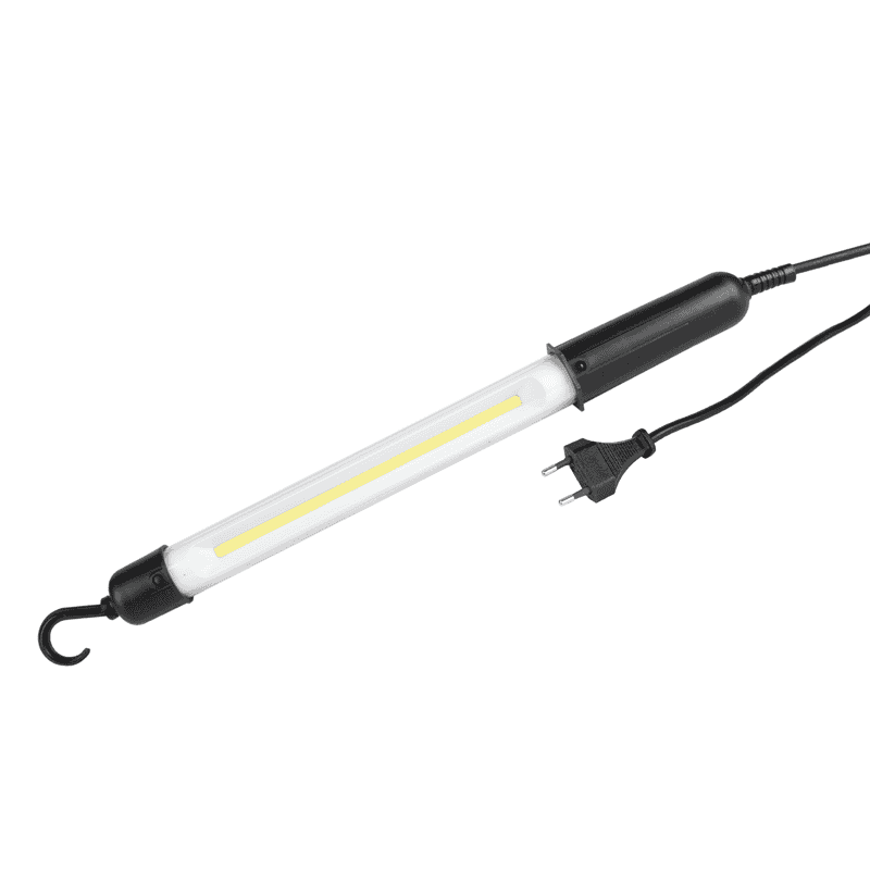 Steffen LED-Handlampe WORKLIGHT 4.8 W, 300 lm, 6500K, IP20, 3 m Kabel, schwarz/transparent