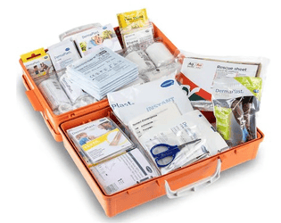 Trousse de secours Hartmann Gastro Vario 2, 340 x 240 x 120 mm, remplie