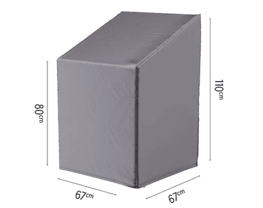 Platinum AeroCover Housse de protection pour chaises empilables, L x L x H 670 x 670 x 800/1100 mm