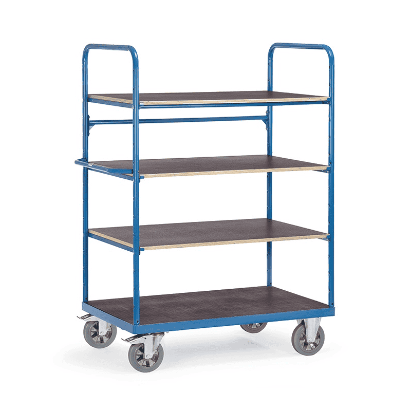 Fetra Etagenwagen, 1200 kg Tragkraft, 4 Etagen, 1817 mm hoch