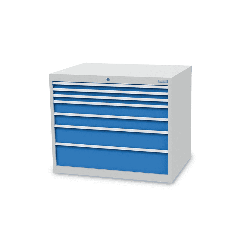 Bedrunka+Hirth Armoire à tiroirs, profondeur 736 mm, R 36-24, nombre de tiroirs 7