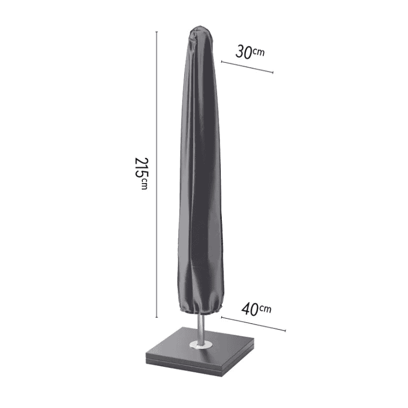 Platinum AeroCover Schutzhülle für Sonnenschirme mit Mittelmast, Höhe 2150 mm, Durchmesser 300/400 mm