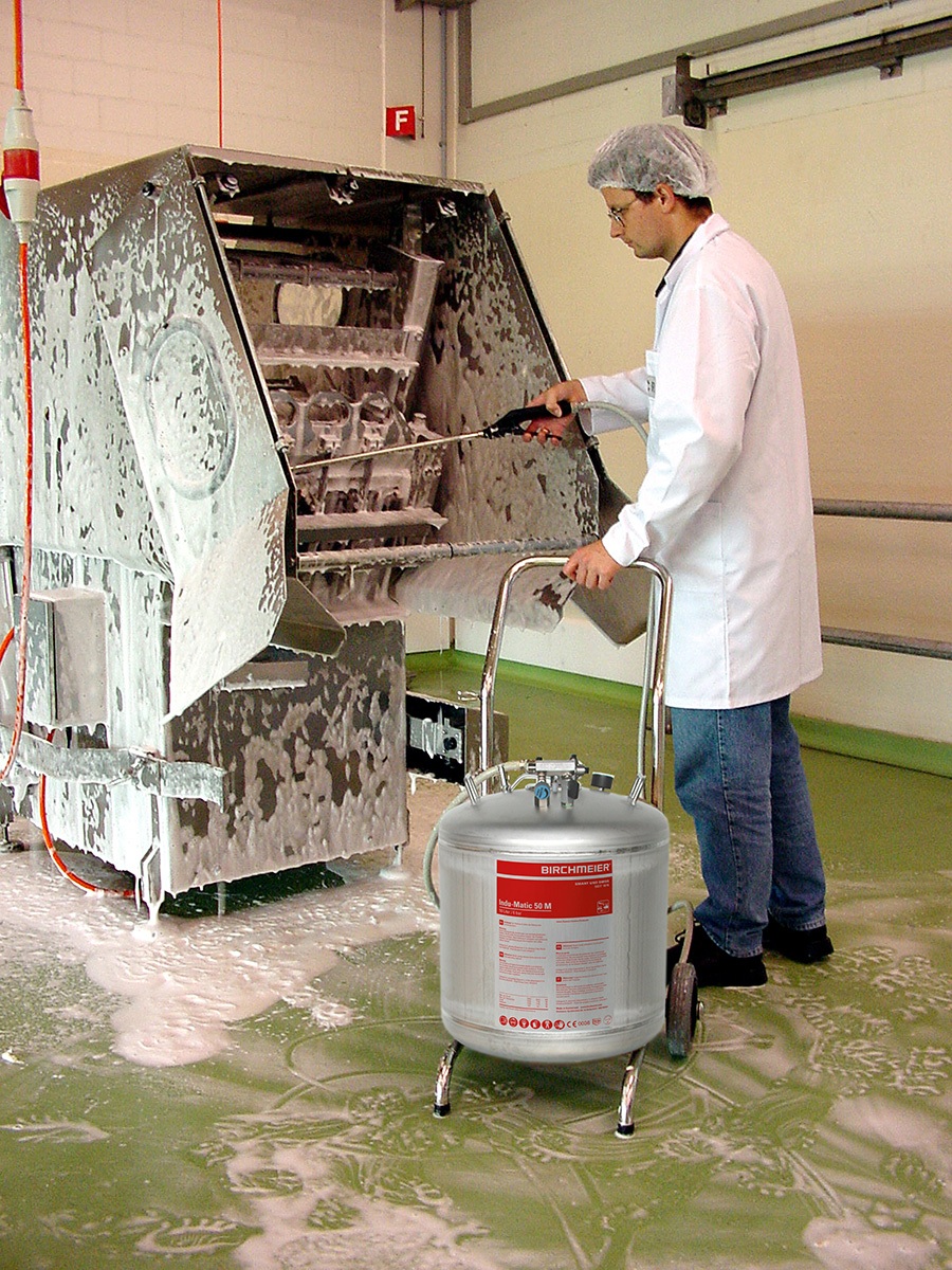 Birchmeier Druckspeicher-Schaumgerät Indu-Matic, für Säuren, in zwei Füllmengen