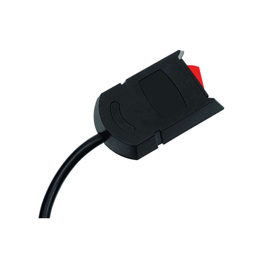 Steffen Steckdosenleiste ALU MODULAR SILVER, 6 x T13, 10 A, IP20, 3 m Kabel mit externem Kabelschalter, silber/schwarz