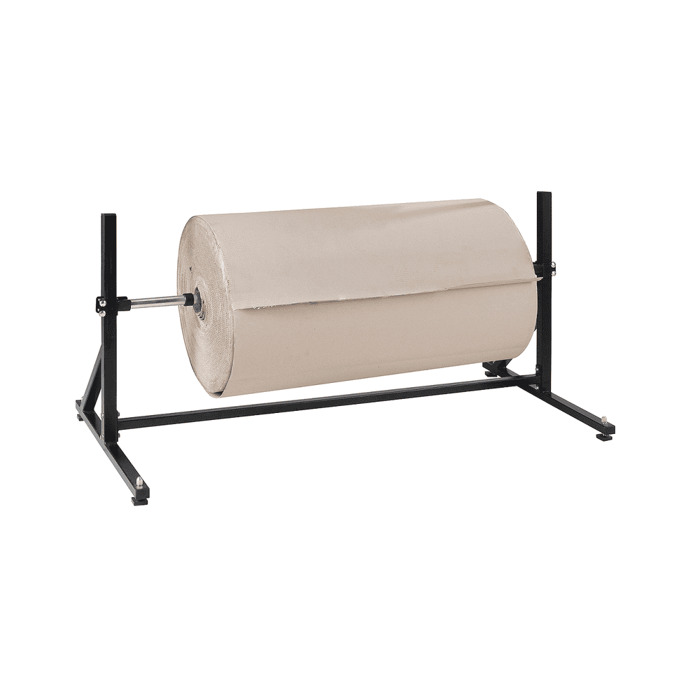 Support bas pour 1 rouleau de matériau d'emballage horizontal