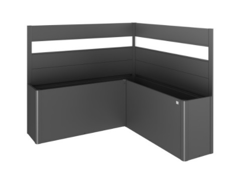 biohort Sichtschutz mit Acrylglas für Pflanzbeet Belvedere® L-Form, in 3 Farben und 3 Grössen