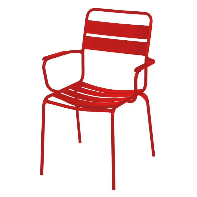 Schaffner Chaise de jardin Glarus en métal, revêtement par poudre, disponible en plusieurs versions