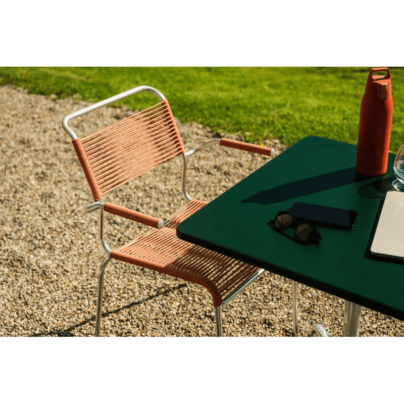 Schaffner Chaise de jardin Spaghetti Säntis avec accoudoirs, disponible en plusieurs versions