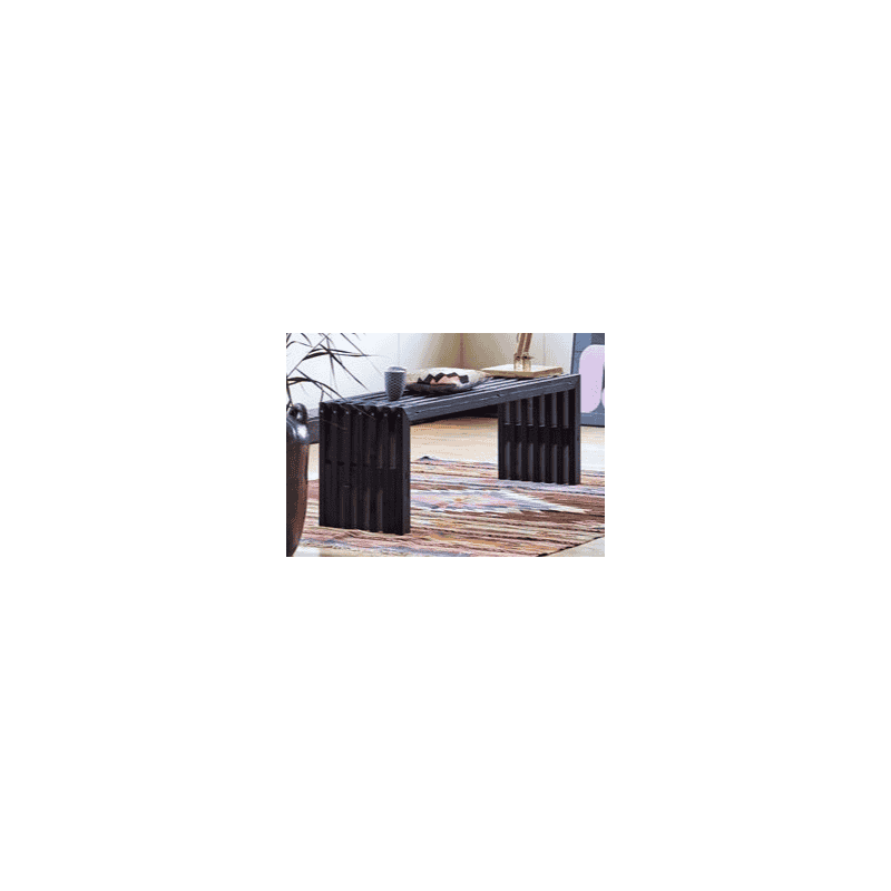 Banc rustique, deux couleurs, deux longueurs, avec ou sans étagère
