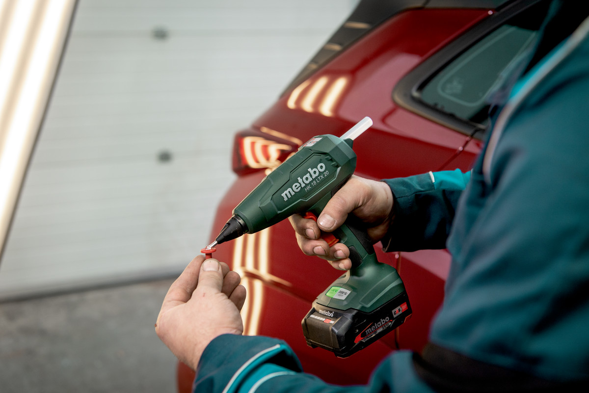 Metabo Akku-Heissklebepistole HK 18 LTX 20, 18 V in zwei Ausführungen