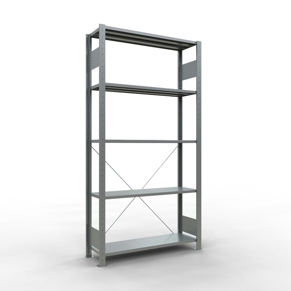 Schulte Fachbodenregale MULTIplus150, Expressline, einseitig nutzbar