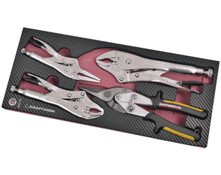 KRAFTWERK PRO-LINE EVA3 Gripzangen-/Blechschere-Einlage, 4-teilig