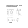 Metabo HM-Wendeplatten - Universal, 10 Stück