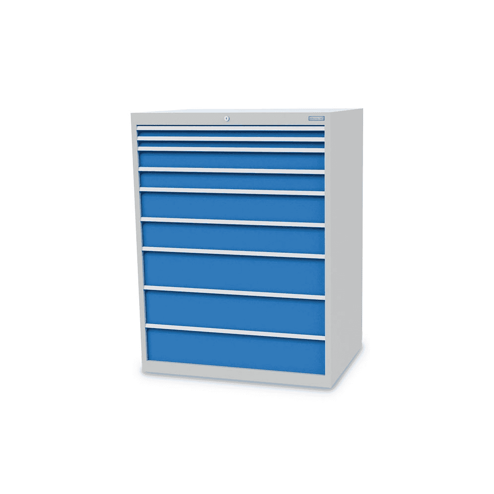 Bedrunka+Hirth Armoire à tiroirs, profondeur 736 mm, R 36-24, nombre de tiroirs 9