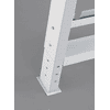 Table d'emballage avec 2 supports de rouleaux et cutter