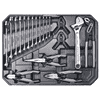 KRAFTWERK BASIC LINE Werkzeugkoffer, 1/4" + 1/2", inkl. Werkzeug, 266-teilig