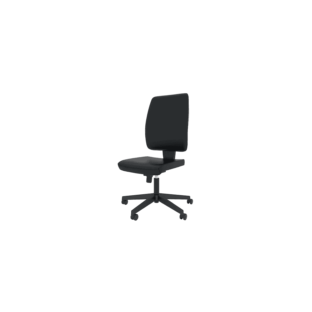 Bürodrehstuhl Melik Synchron, antibakterielle Beschichtung, schwarz