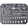 KRAFTWERK BASIC LINE Werkzeugkoffer, 1/4" + 1/2", inkl. Werkzeug, 266-teilig