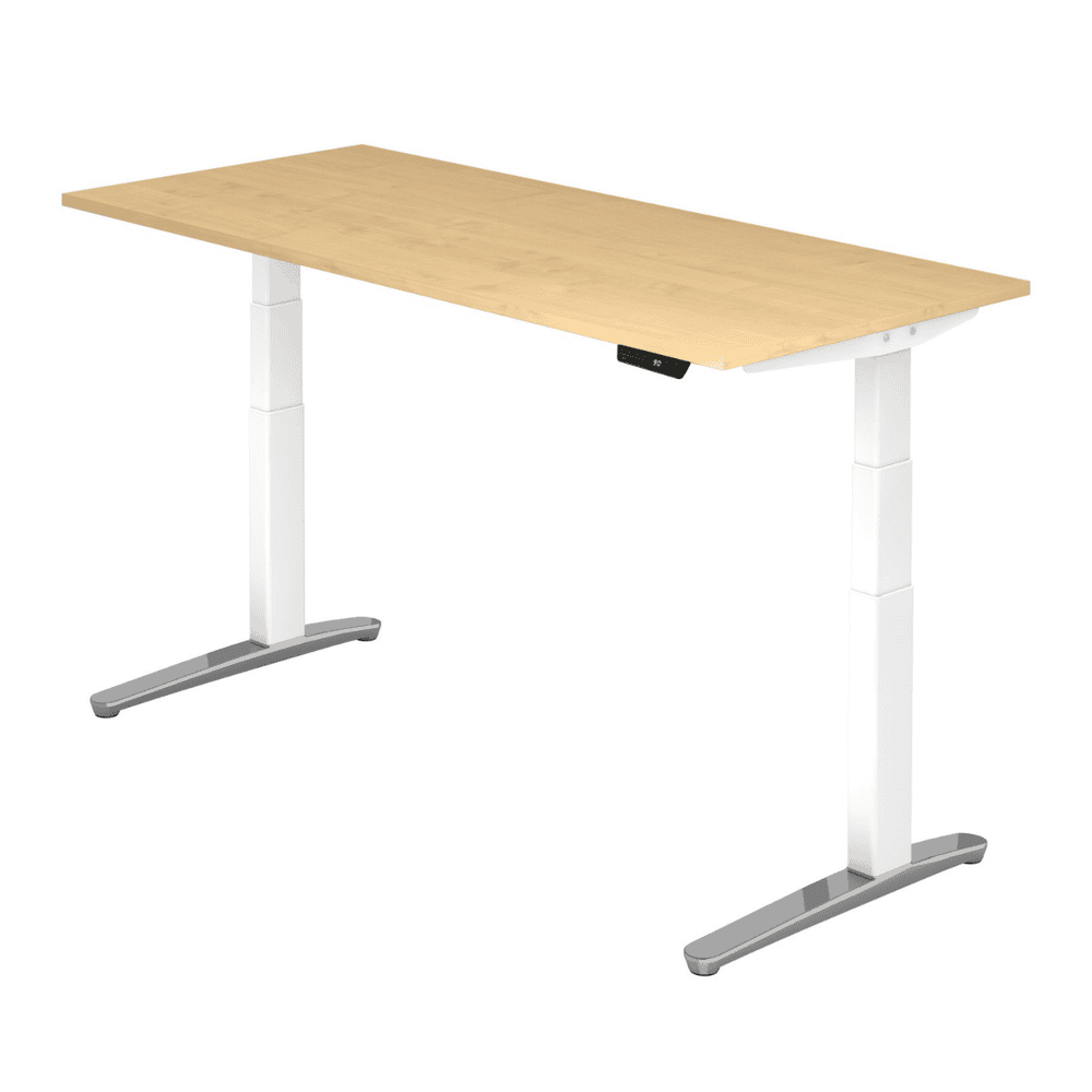 Ergonomischer Stehtisch Lausanne mit Memory-Schalter, elektrisch höhenverstellbar, in diversen Ausführungen