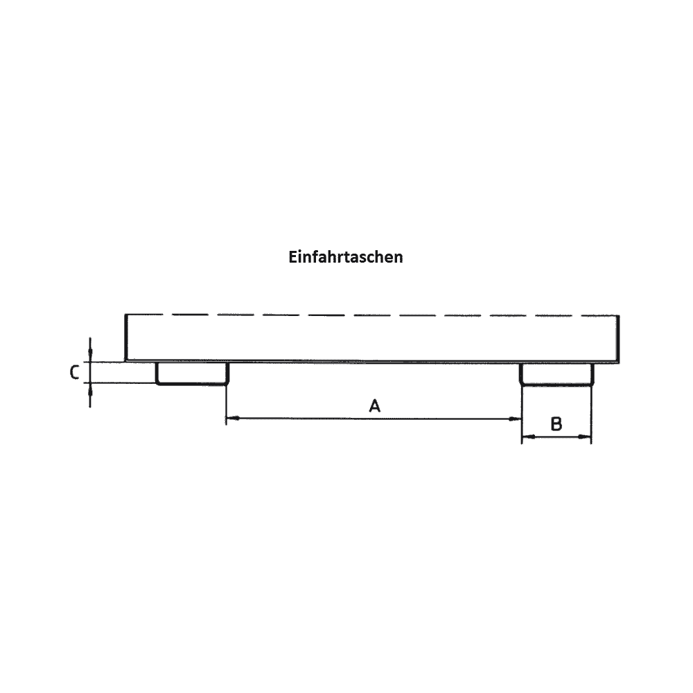 Stahlflaschen-Palette, Typ SFP für Stahlflaschen Ø 250 mm
