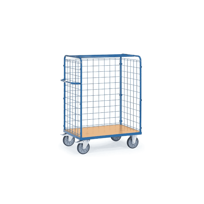 Fetra Paketwagen mit 3 Drahtgitterwänden, Höhe 1500 mm, drei versch. Grössen