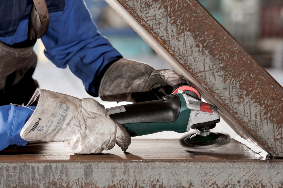 Metabo Flachkopf-Winkelschleifer WEF 9-125 Quick, 910 Watt