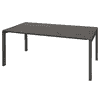 Schaffner Table de jardin en fibre de verre Lucerne, structure en acier galvanisé, disponible en 3 tailles