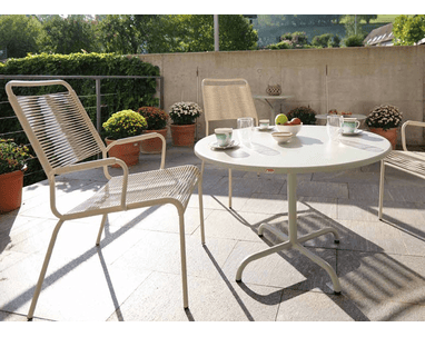 Schaffner Salon Fauteuil spaghetti RIGI avec accoudoirs, en diverses couleurs