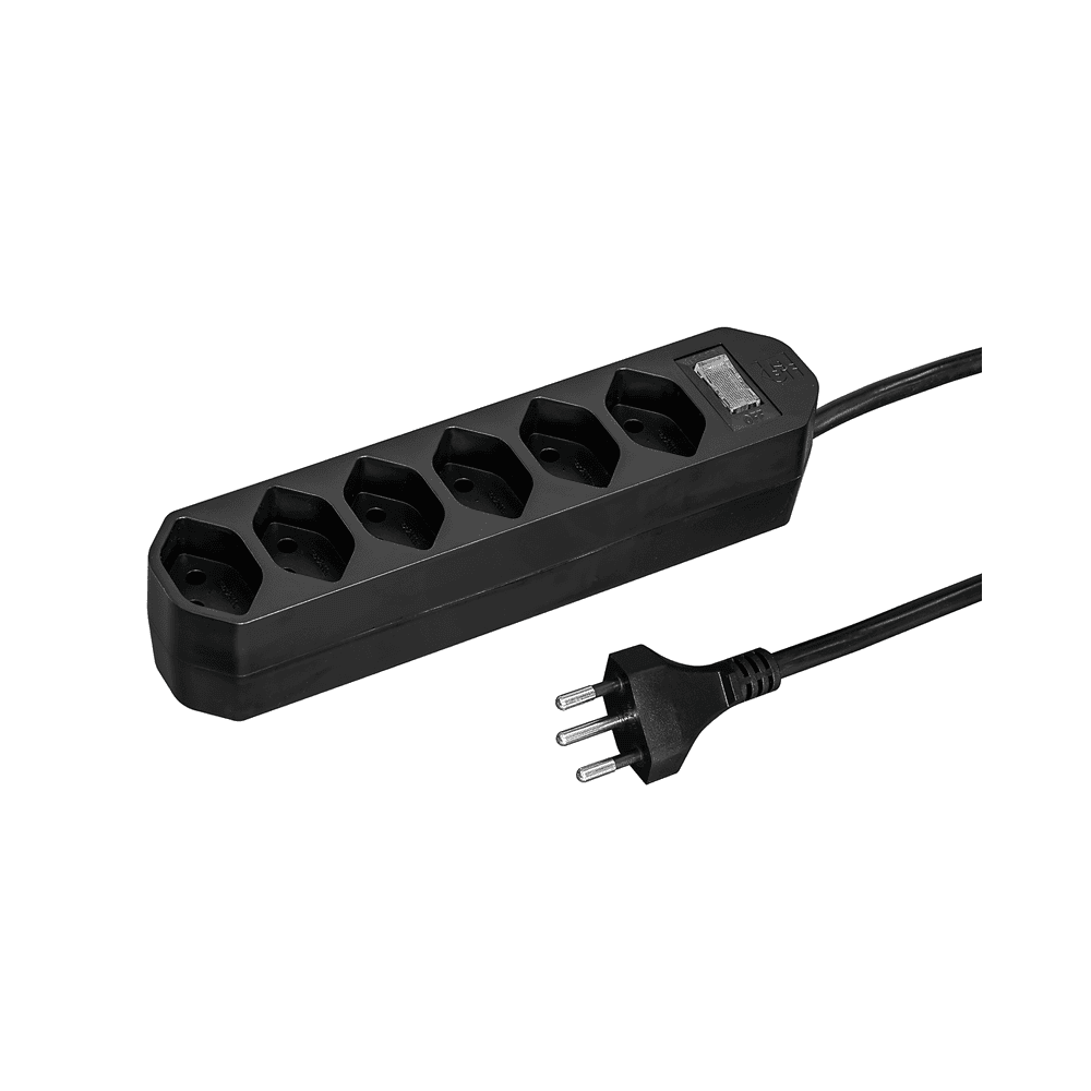 Steffen Steckdosenleiste COMPACT, T13 Steckdosen, mit Schalter, 10 A, IP20, 1.5 m Kabel, diverse Ausführungen