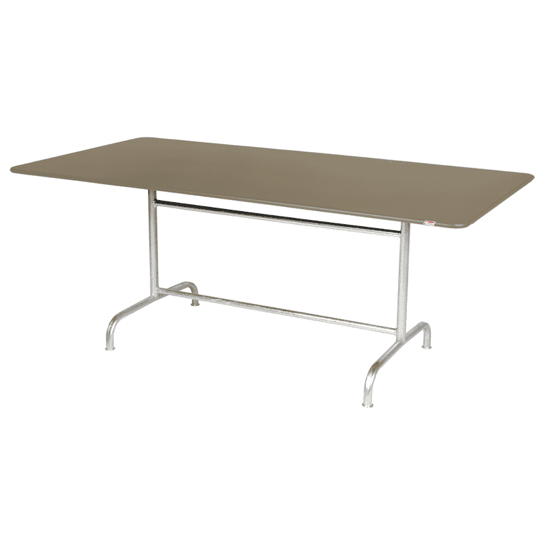 Schaffner Table métallique Rigi avec plateau en acier rabattable, en divers modèles