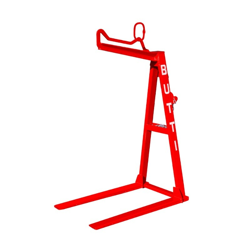 Fourche de grue Special avec équilibrage manuel de la charge, capacité de charge 600–800 kg, acier peint