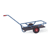 Fetra Handwagen mit wasserfestem Boden, pulverbeschichtet blau RAL 5007