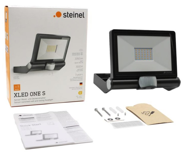 Steinel XLED Strahler One 2050 lumen, LxBxH 202 x 229 x 195 mm