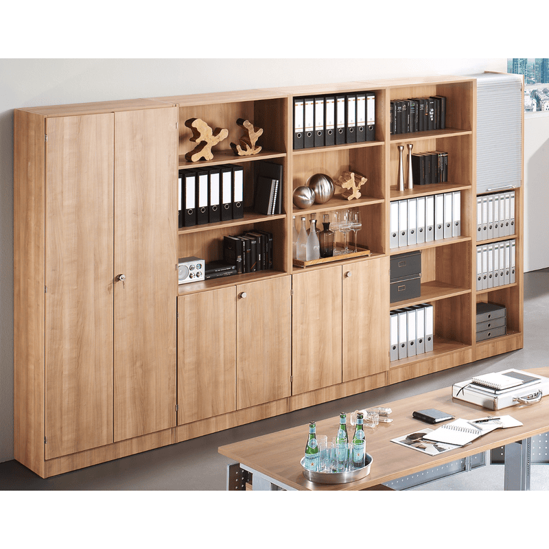 Büroschrank Rhone mit Flügeltüren aus Holz, in diversen Ausführungen