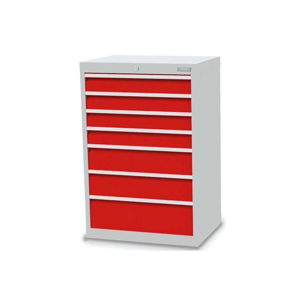 Bedrunka+Hirth Armoire à tiroirs, profondeur 500 mm, R 24-16, nombre de tiroirs 7