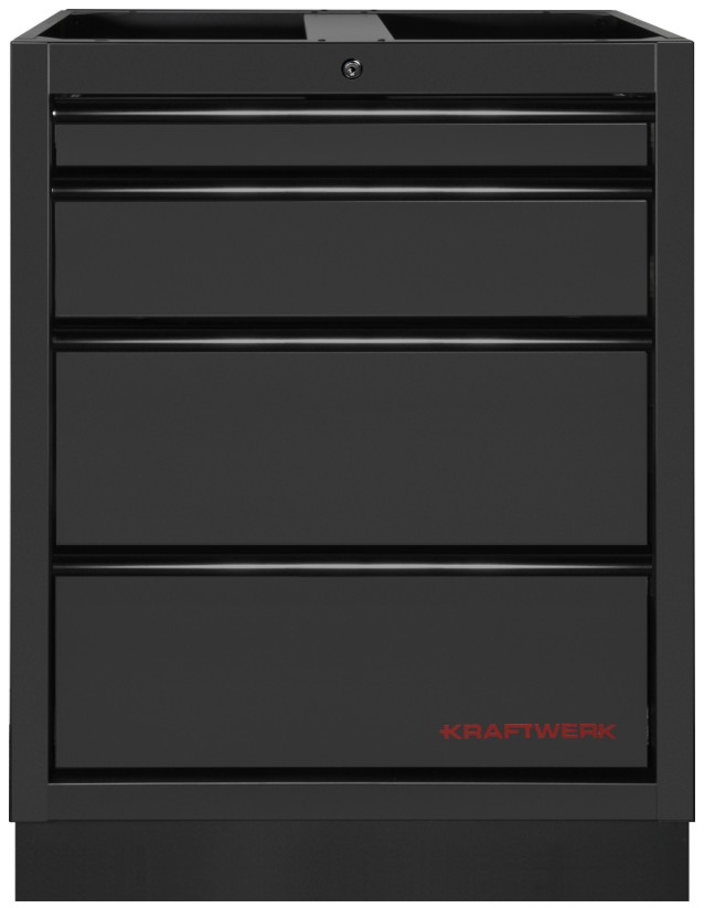 KRAFTWERK MOBILIO Unterschrank mit 4 Schubladen, BxTxH 680 x 458 x 910 mm