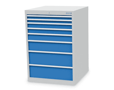Bedrunka+Hirth Schubladenschrank, Tiefe 736 mm, R 24-24, Schubladenanzahl 8